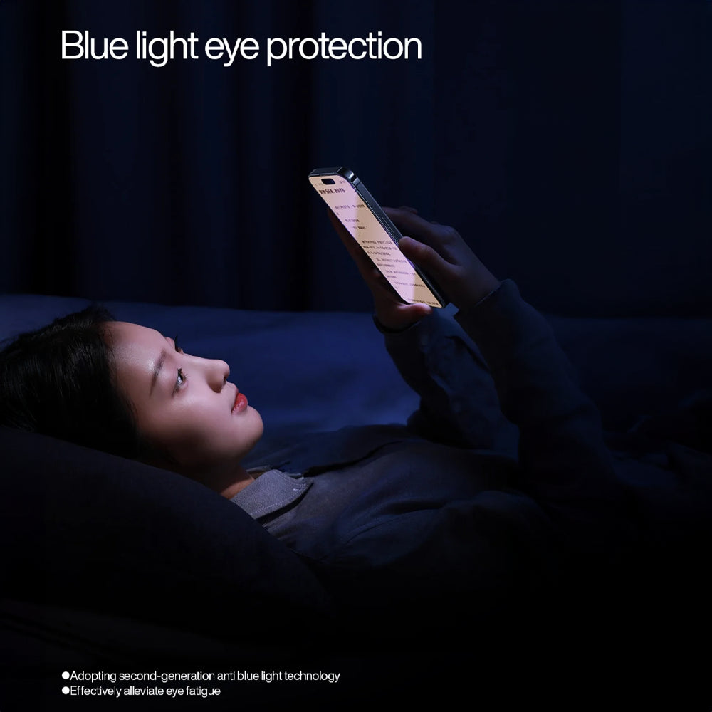 SmartDevil 9H Tempered Glass Full Cover Anti-Blue Light Screen Protector for iPhone 15 Series