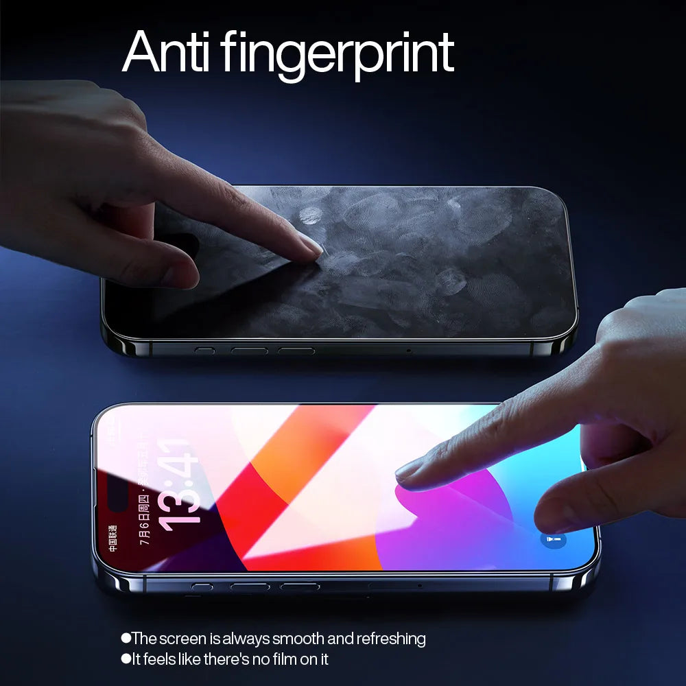 SmartDevil 9H Tempered Glass Full Cover Anti-Blue Light Screen Protector for iPhone 15 Series