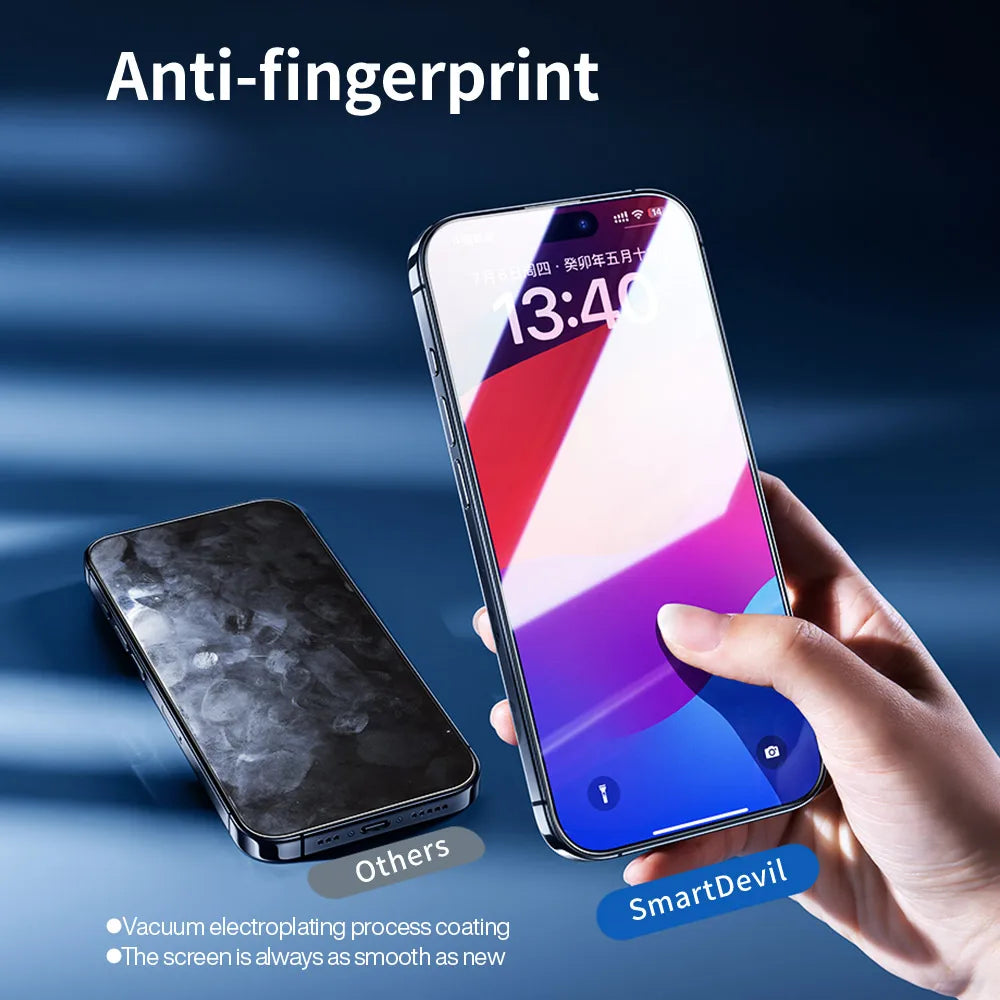 SmartDevil 9H Tempered Glass Screen Protector for iPhone (2-Pack)