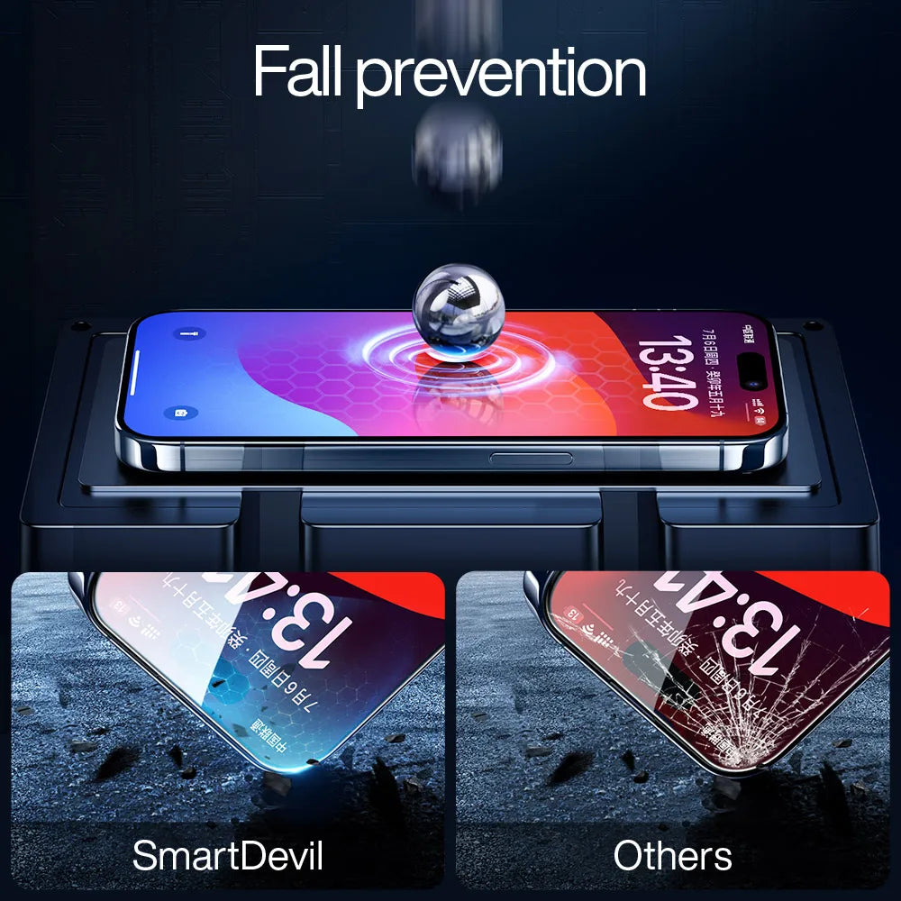 SmartDevil 9H Tempered Glass Screen Protector for iPhone (2-Pack)