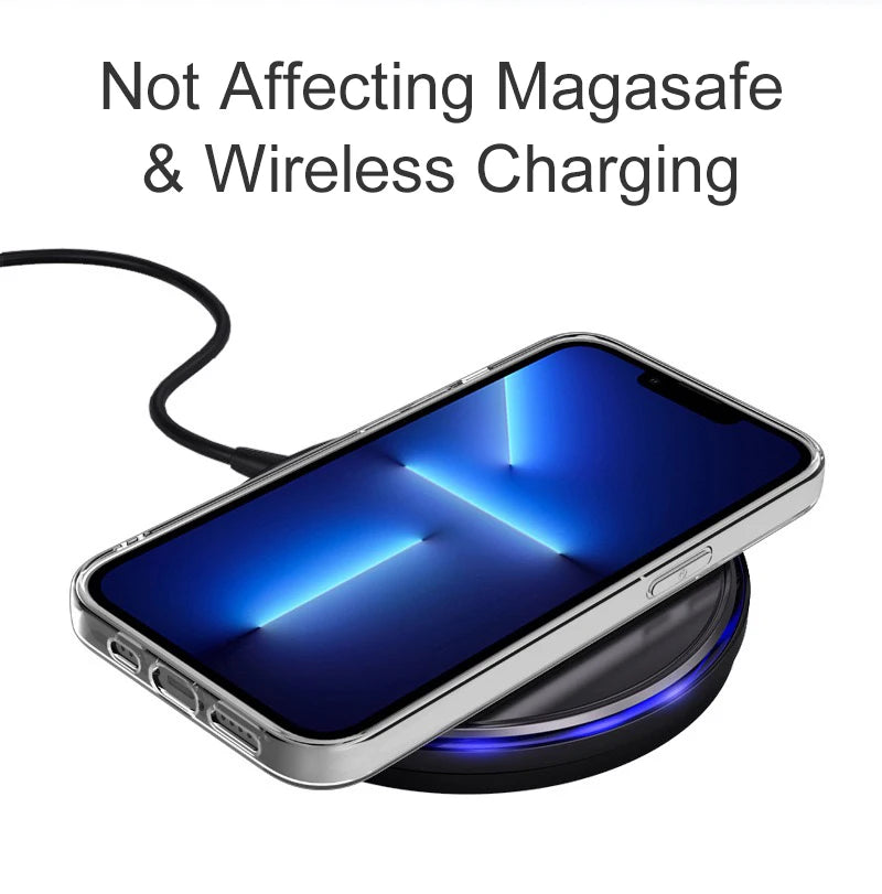 Ultra-Thin Clear Silicone Case for iPhone - Anti-Scratch, Anti-Fingerprint