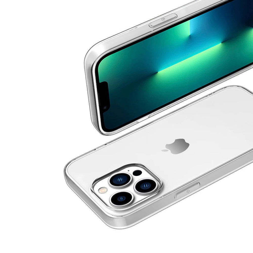 Close-up of edge protection on the Ultra Thin Clear Silicone Case