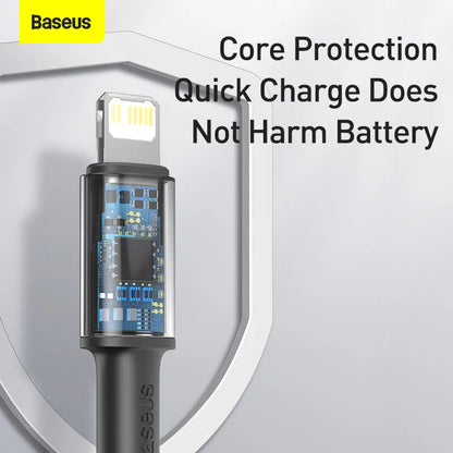 Baseus 20W Fast Charge USB-C to Lightning Cable for iPhone