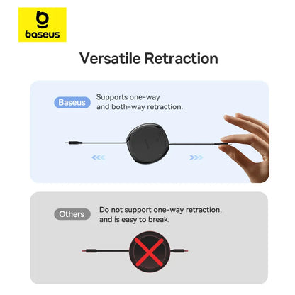 Baseus 100W Fast Charge USB-C to USB-C Retractable Cable
