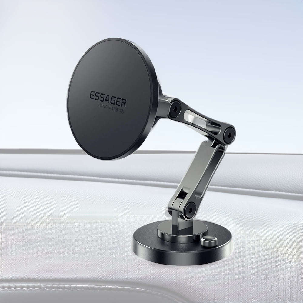 ESSAGER Magnetic Car Mount - Telescoping & 360° Rotating Phone Holder