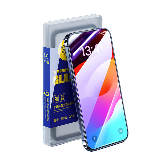 SmartDevil 9H Tempered Glass Full Cover Anti-Blue Light Screen Protector for iPhone 15 Series